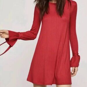 BCBGeneration Ribbed Long Sleeve Dress